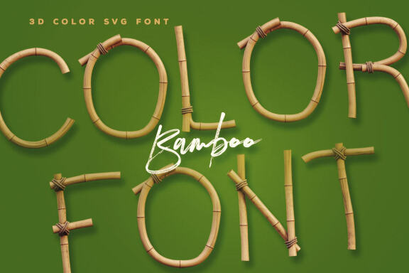 Bamboo - Color Font