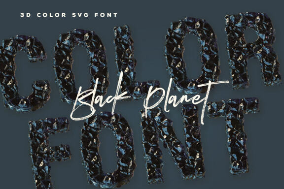 Black Planet - Color Font