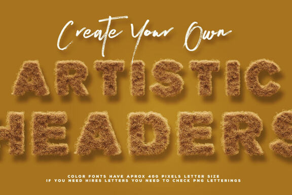 Bold & Furry - Color Font