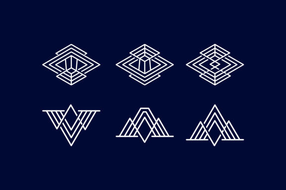 AM VW & Monument - FREE Logo Shapes