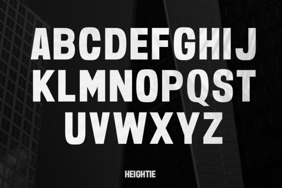 Heightie Headline FREE Font