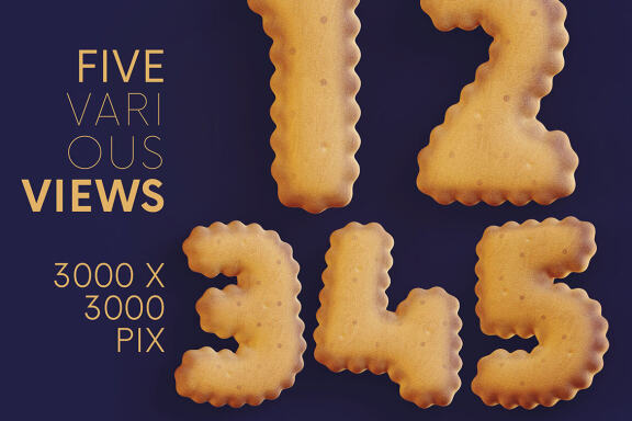 Bisquits - 3D Lettering