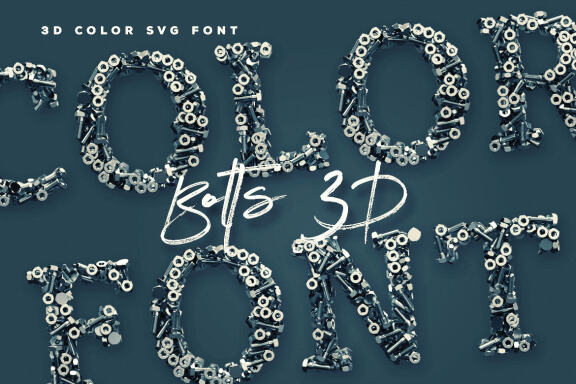 Bolts - Color Font