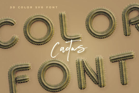 Cactus - Color Font
