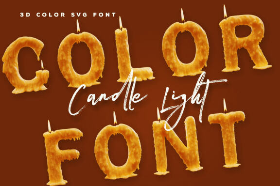Candle Light - Color Font