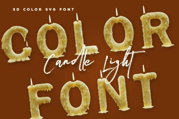 Candle Light - Color Font