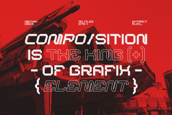 BARKMO-36 - Futuristic Mecha Font