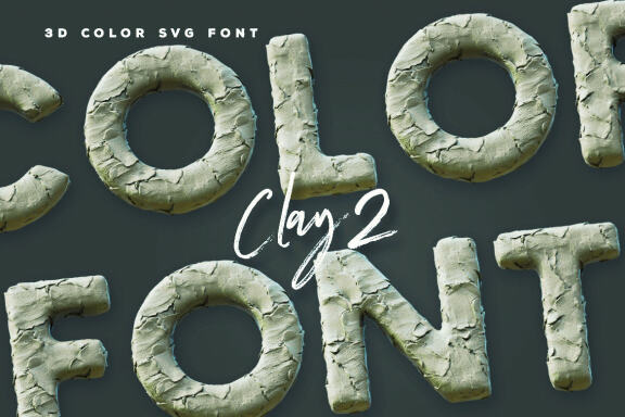 Clay 2 - Color Font
