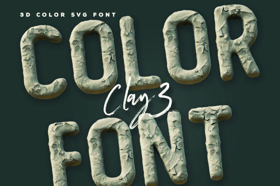 Clay 3 - Color Font