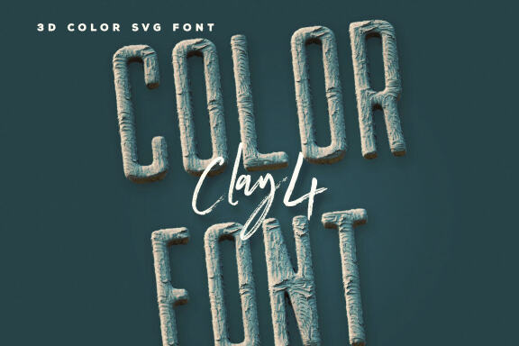 Clay 4 - Color Font