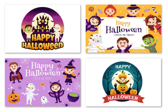 20 Happy Halloween Illustration