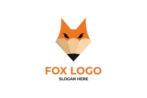 Creative Fox Pencil Logo Concept