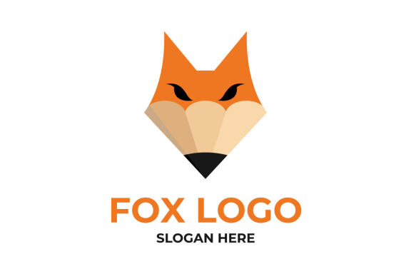 Creative Fox Pencil Logo Concept