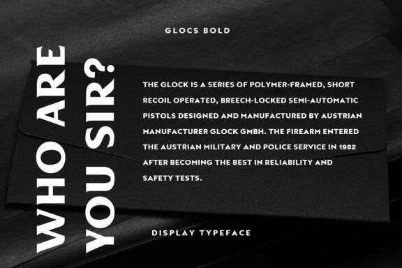 Glocs Vintage Font 