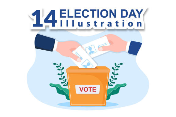 14 Election Day Political Illustration