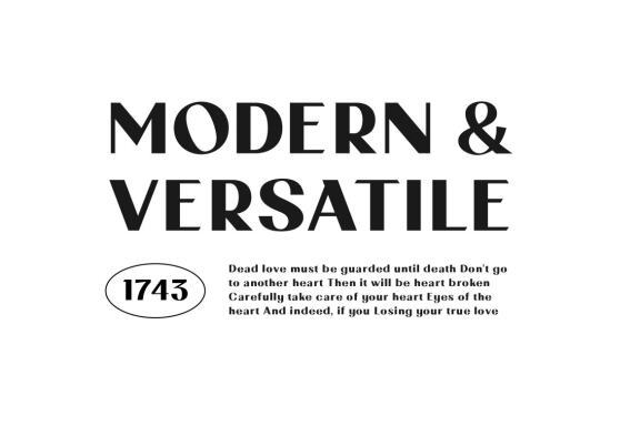 Desmon Modern Typeface
