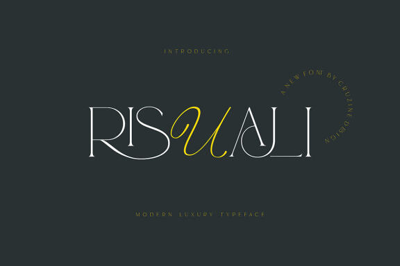 Risuali - Luxury Typeface