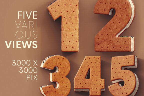 Ice Cream Sandwich - 3D Lettering