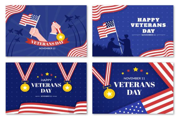 14 Veterans Day Design Illustration