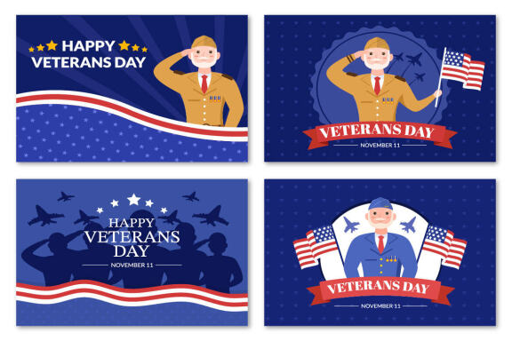 14 Veterans Day Design Illustration