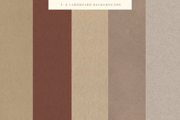 20 Cardboard Craft Textures