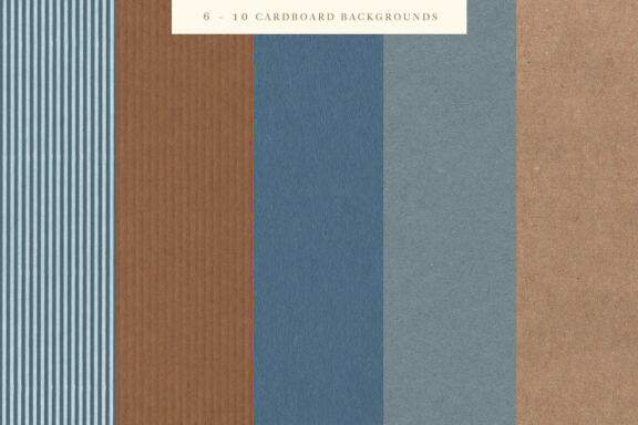 20 Cardboard Craft Textures