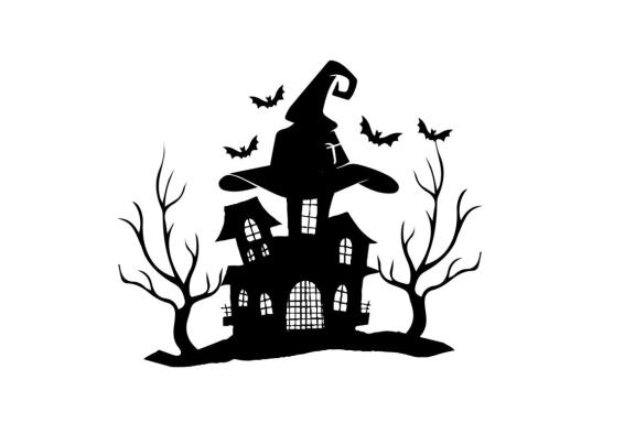 Halloween house spooky House svg