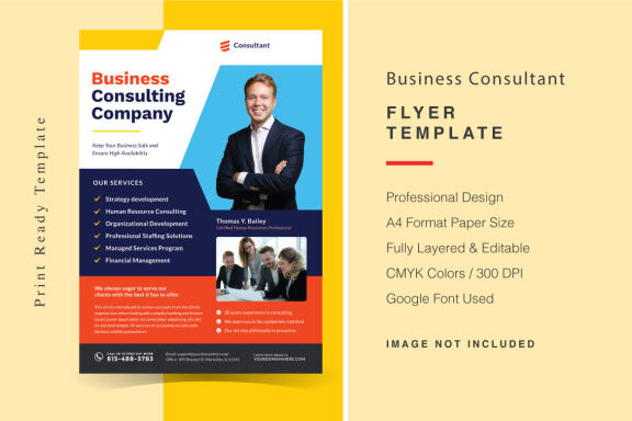 Business Consultant Flyer Template