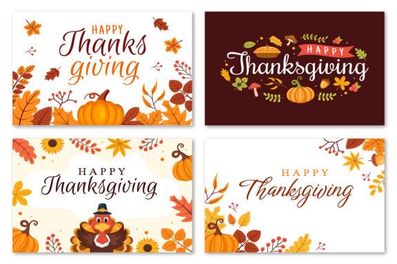 17 Happy Thanksgiving Illustration
