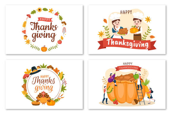 17 Happy Thanksgiving Illustration