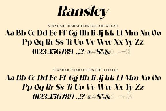 Ransley Serif