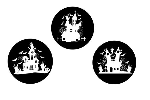 Halloween House night svg design