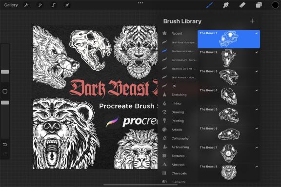 30 Skull Beast Animal Dark Artworks Design Procreate Brushes | Tattoo Stamps | Procreate Brush Stamp | Brushes Digital iPad | Deeezy 30 Skull Beast Animal Dark Artworks Design Procreate Brushes | Tattoo Stamps | Procreate Brush Stamp | Brushes Digital iPad | Deeezy