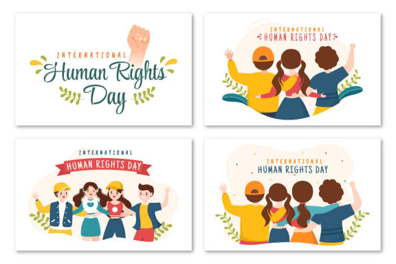 12 Human Rights Day Illustration