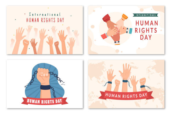 12 Human Rights Day Illustration