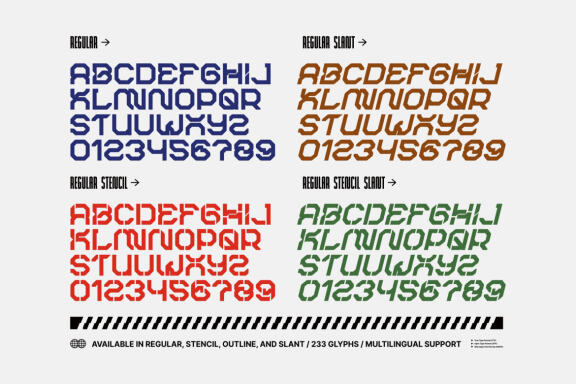 ROBMAX36 - Futuristic Mecha Font