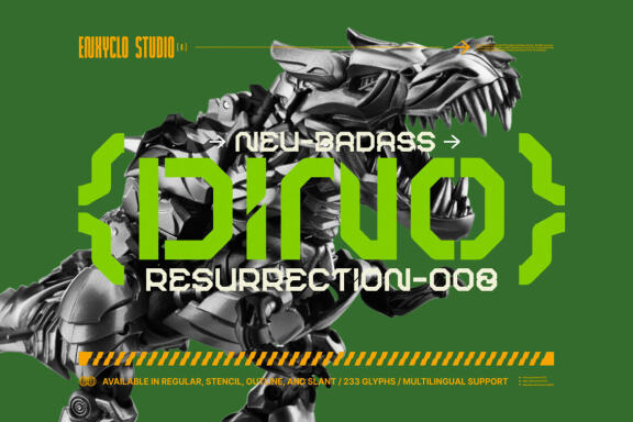 ROBMAX36 - Futuristic Mecha Font