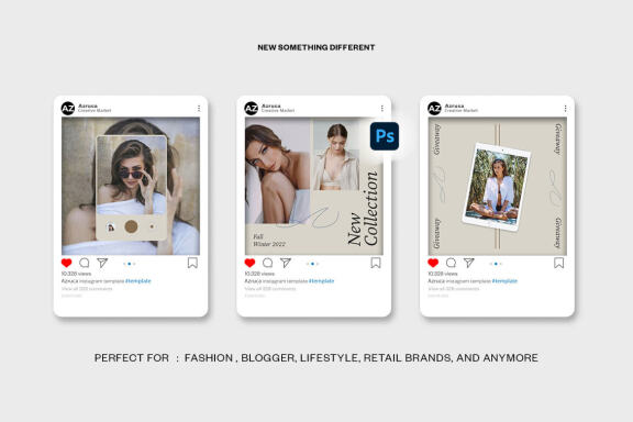 Basic Brand Instagram Template | PSD