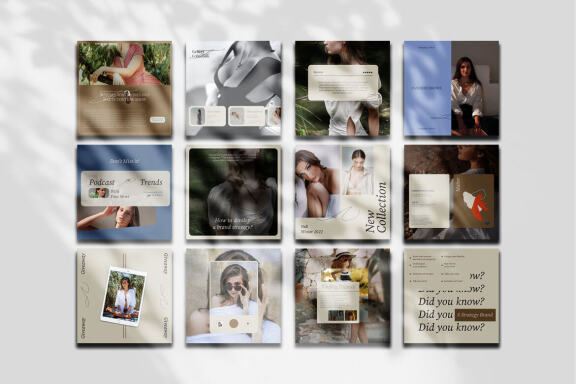 Basic Brand Instagram Template | PSD