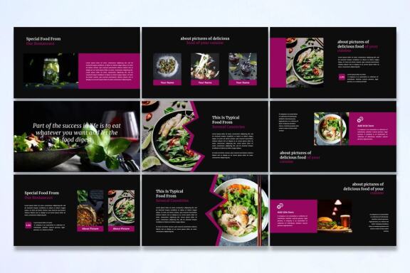 Delicious - FREE Powerpoint Template
