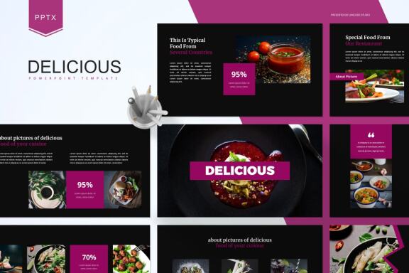Delicious - FREE Powerpoint Template