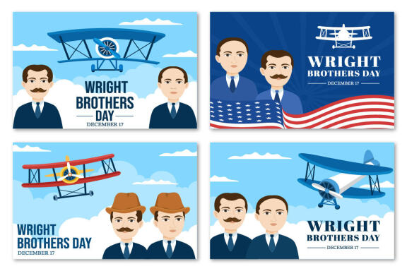 10 Wright Brothers Day Illustration