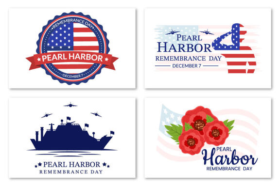 13 Pearl Harbor Remembrance Day Illustration