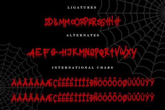 HALLOWEEN | SCARY DISPLAY FONT