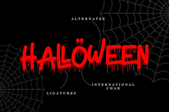HALLOWEEN | SCARY DISPLAY FONT