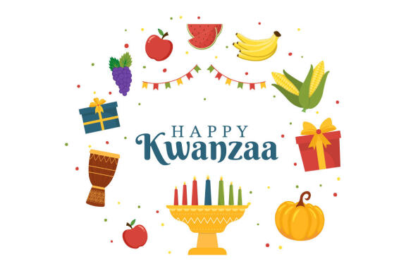 11 Happy Kwanzaa Holiday African Illustration