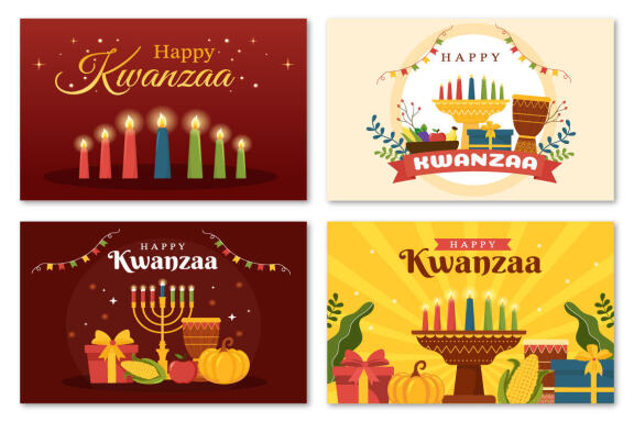 11 Happy Kwanzaa Holiday African Illustration