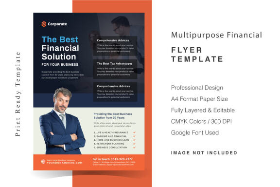 Multipurpose Financial Business Flyer Template