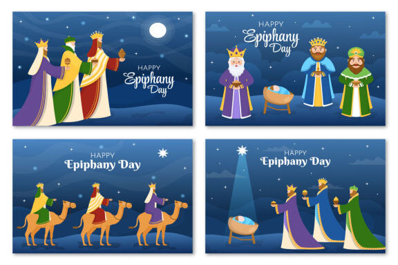 11 Happy Epiphany Day Illustration