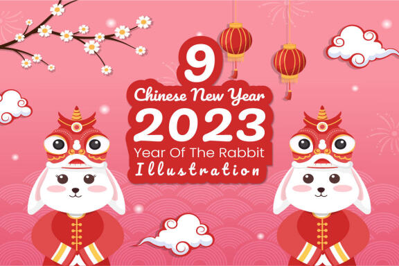 9 Chinese Lunar New Year 2023 Day Illustration